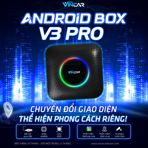 Android Box cho ô tô V3 Pro