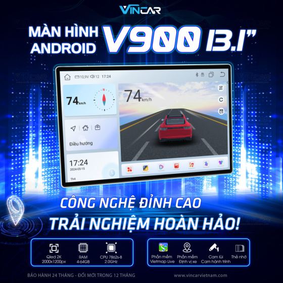 MÀN HÌNH ANDROID VINCAR V900