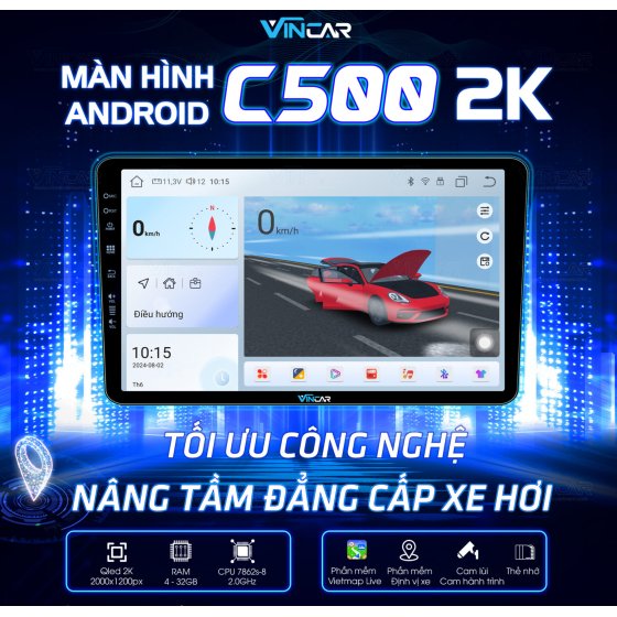 MÀN HÌNH ANDROID C500 2K