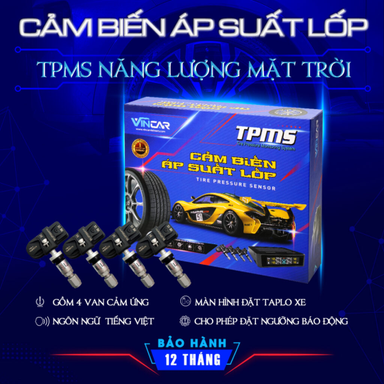 CẢM BIẾN ÁP SUẤT LỐP – TPMS NĂNG LƯỢNG MẶT TRỜI