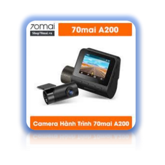 CAMERA HÀNH TRÌNH 70MAI A200-1 (TRƯỚ C + SAU)