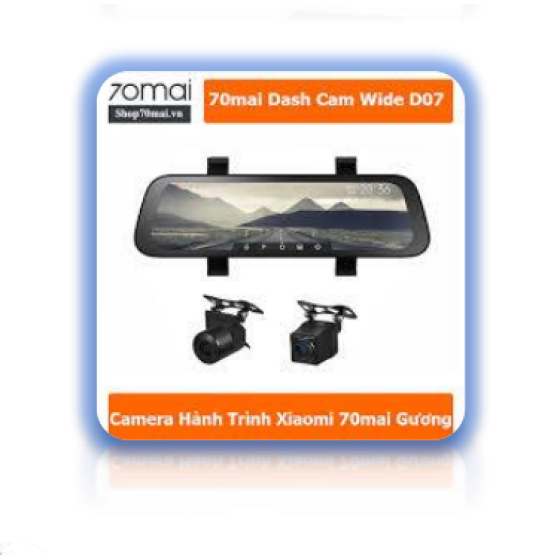 CAMERA HÀNH TRÌNH 70MAI S500(TRƯỚ C + SAU)