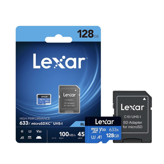 THẺ NHỚ 128G  LEXAR XANH