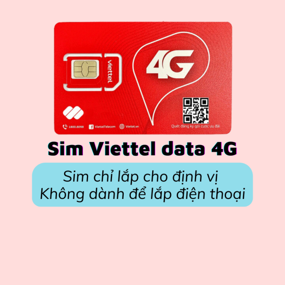 SIM DATA ĐỊNH VỊ (SIM VIETEL)