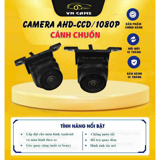 CAMERA  AHD- CCD 1080P CÁNH CHUỒN