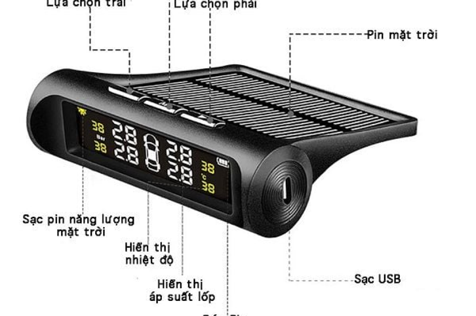 CẢM BIẾN ÁP SUẤT LỐP – TPMS NĂNG LƯỢNG MẶT TRỜI