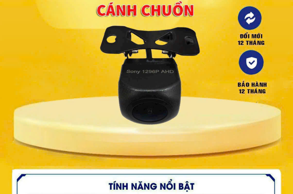 CAMERA  AHD/1296P CÁNH CHUỒN 