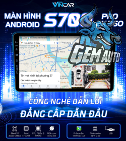 MÀN HÌNH ANDROID VINCAR S700 PRO 2K 360