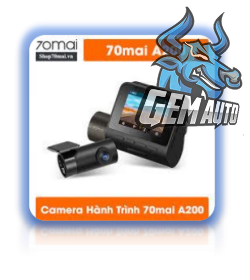 CAMERA HÀNH TRÌNH 70MAI A200-1 (TRƯỚ C + SAU)