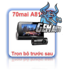 CAMERA HÀNH TRÌNH 70MAI A810 (TRƯỚ C + SAU)