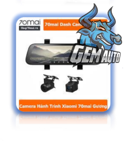 CAMERA HÀNH TRÌNH 70MAI S500(TRƯỚ C + SAU)